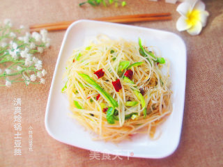 清爽炝锅土豆丝的做法