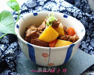 酱烧土豆牛肉的做法