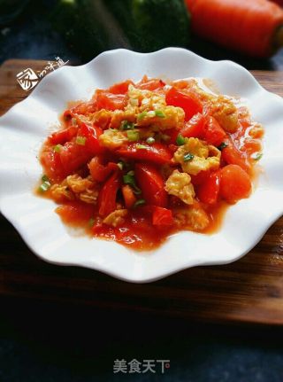 西红柿炒鸡蛋的做法