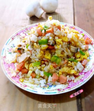 蘑菇蛋炒饭