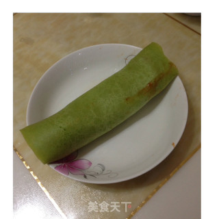 青菜卷饼的做法