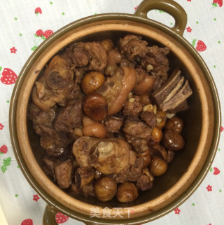 板栗猪脚的做法