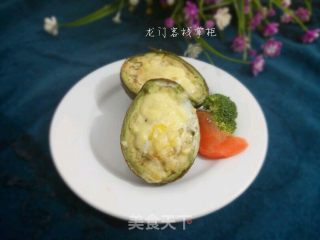 牛油果焗鹌鹑蛋的做法