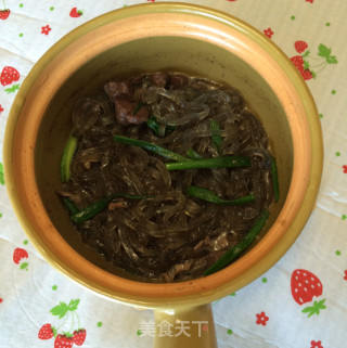 鸡血番薯粉丝的做法