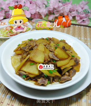 鸡胗炒土豆的做法