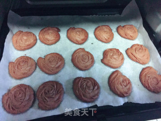 可可玫瑰曲奇的做法