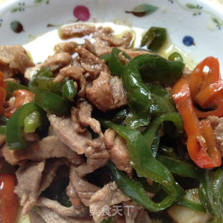 青椒肉丝的做法