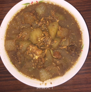 鸡汤炖冬瓜块的做法