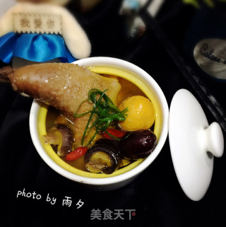养生香菇炖老母鸡的做法