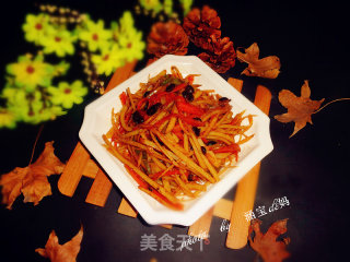 青椒豆豉土豆丝的做法
