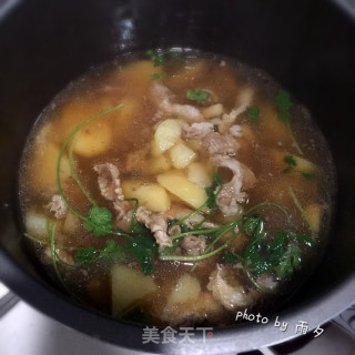 牛筋土豆汤的做法