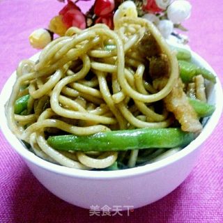 豆角焖面的做法