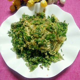 芹菜煎鸡蛋的做法