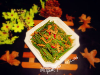 肉丝炒豆角的做法