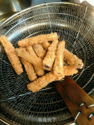 香酥紫薯卷的做法