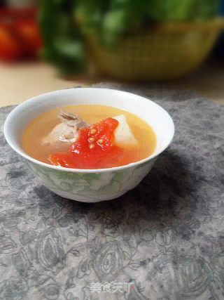西红柿山药排骨汤的做法