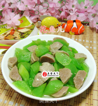 贡丸炒莴笋的做法