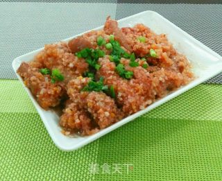 红乳粉蒸肉的做法