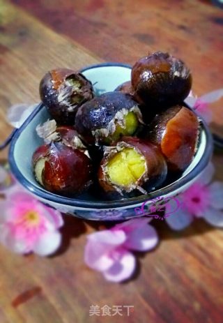 烤栗子的做法