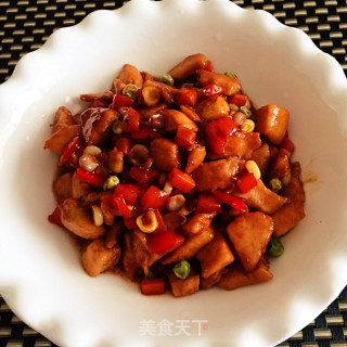 五彩鸡丁的做法