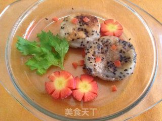 糯米芝麻饼的做法
