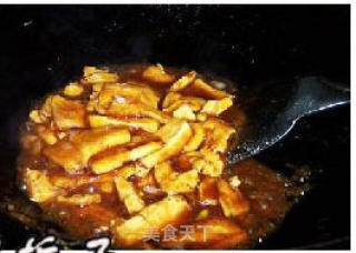 豆腐炒韭菜的做法步骤：4