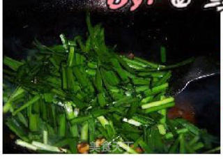 豆腐炒韭菜的做法步骤：4
