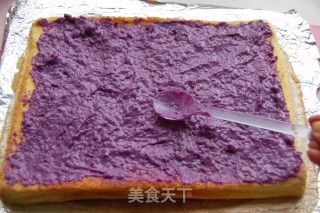 紫薯蛋糕卷的做法步骤：2
