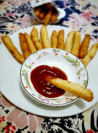自制薯条????的做法