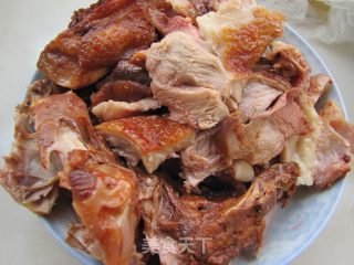 海带豆干炖烤鸭的做法步骤：2