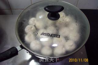 酸菜鲜肉生煎包的做法步骤：10
