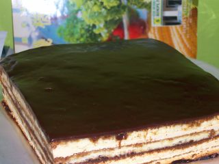 生日蛋糕~~歌剧院蛋糕·欧培拉@@opera cake的做法步骤：8