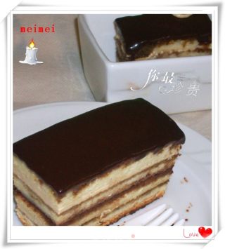 生日蛋糕~~歌剧院蛋糕·欧培拉@@opera cake的做法步骤：8