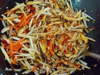 家庭版鱼香肉丝的做法步骤：3