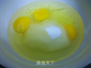 超简单@@手拌式~~鸡肉松蛋糕的做法步骤：5
