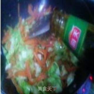炒三丝的做法步骤：2