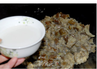 蒜味落苏的做法步骤：2