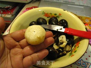 五彩 马蹄 小馄饨的做法步骤：2