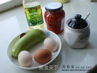 西葫剁椒摊蛋饼的做法步骤：3