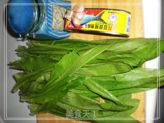 豆豉鲮鱼油麦菜的做法步骤：4