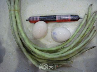 豆角煎蛋饼的做法步骤：2