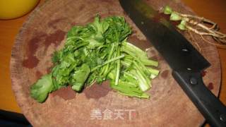 菠菜粥的做法步骤：2