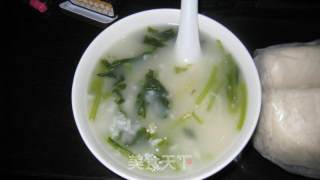 菠菜粥的做法步骤：2