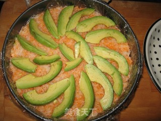 不用烤箱的寿司蛋糕的做法步骤：2