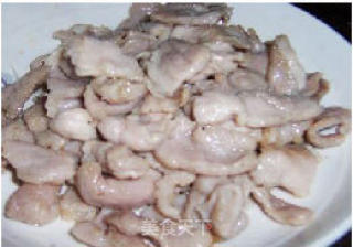 小炒肉片的做法步骤：3