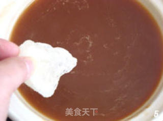 阿胶鸡蛋糖水的做法步骤：4
