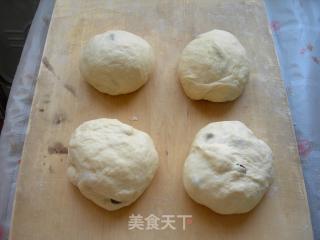 提子辫子面包的做法步骤：6