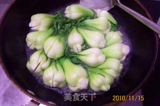 清水油盐油菜心的做法步骤：10