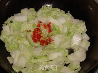 剁椒炒白菜的做法步骤：4