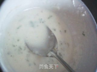 香菜煎饼的做法步骤：3